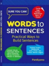 Image of Sure You Can! Words to Senteces